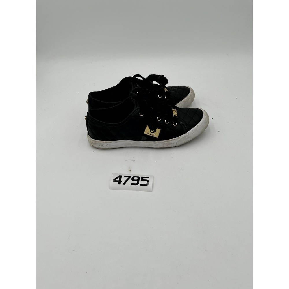 G By Guess GGBACKER2 Fashion Sneakers Shoes Womens US 7M Black Quilted Low Top - Picture 6 of 11